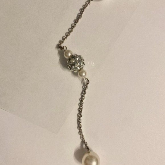Pearl and stud necklace - Picture 3 of 3